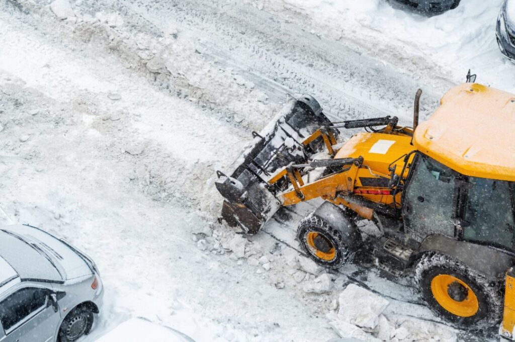 snow removal truck