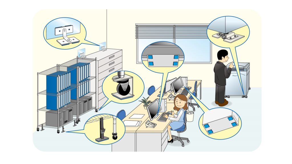 Office earthquake preparedness with Pro7.