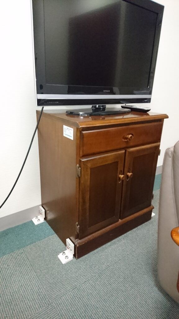 secure TV stand