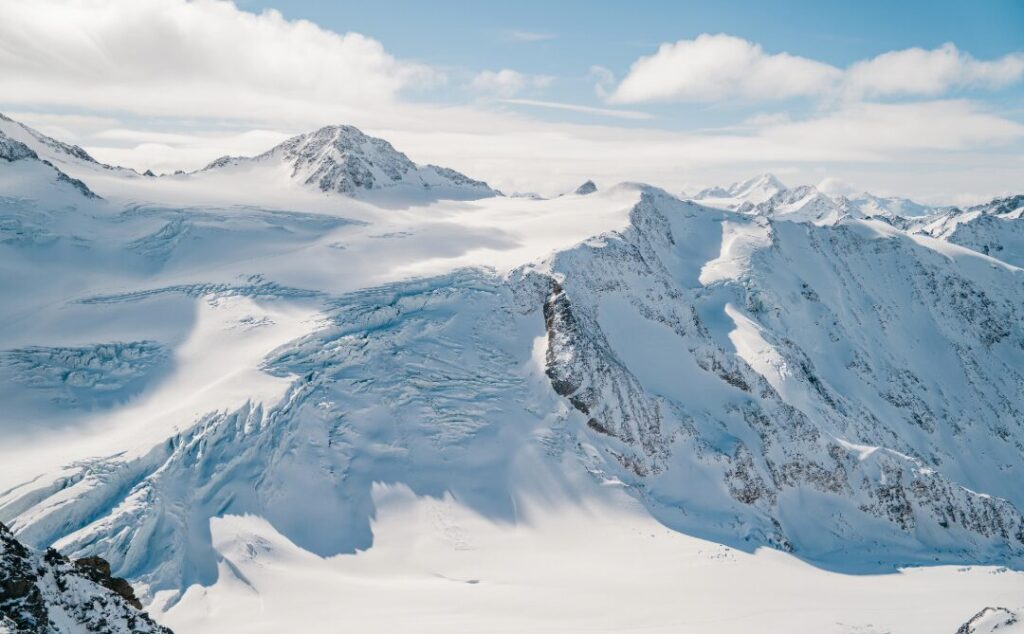 snow-covered mountain